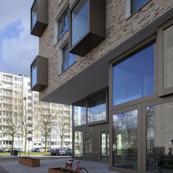 Innovatieve en complexe gevel woon-werkgebouw Paranadreef Utrecht